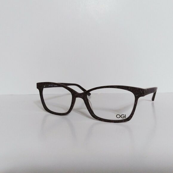 Womens OGI Purple Textured Eyeglasses Frames And Case 53-17-140 Never Worn main image 11